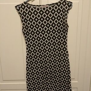 Women's Black and White Dress